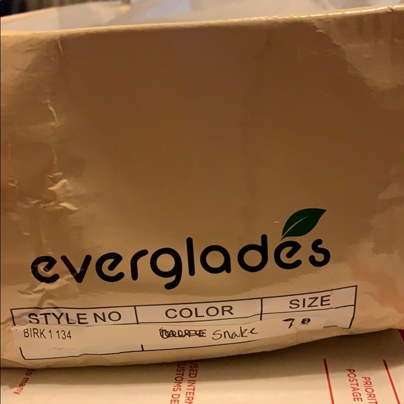 Size 7 left Everglades Birk Snake Sandals - Picture 5 of 8